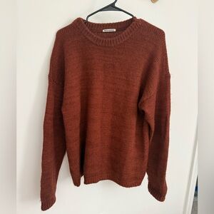 Reformation Rust Sweater